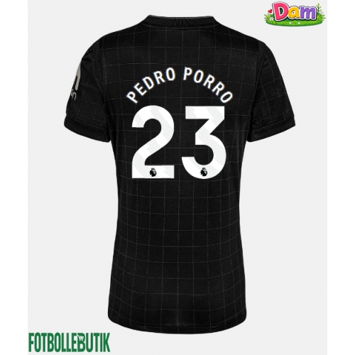 Tottenham Hotspur Pedro Porro #23 Bortatröja Kvinnor 2025-26 Kortärmad